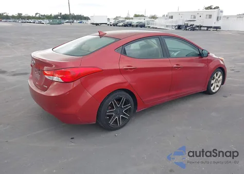 2011 Hyundai Elantra Limited (Ulsan Plant) from USA, damaged, VIN KMHDH4AE2BU093283